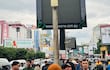 Varios carteles LED amanecieron esta mañana con mensajes ofensivos a Paraguay.