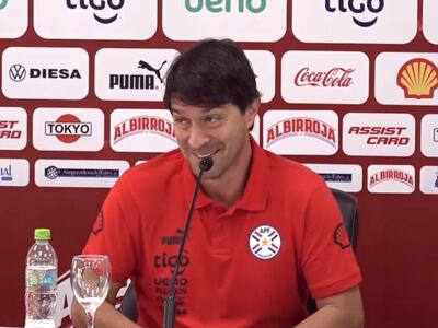 El argentino Daniel Garnero, entrenador de la selección paraguaya.
