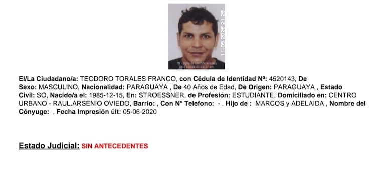 El principal sospechoso, con orden de captura por desaparición de persona y rufianería.