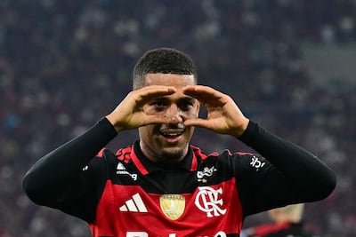 Samuel Lino (26 años), destacada figura ofensiva del Flamengo.