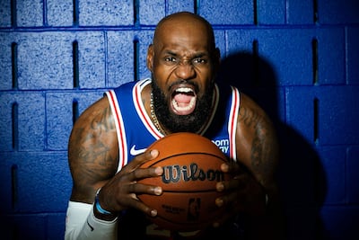LeBron James, estrella veterana de los Philadelphia 76ers.