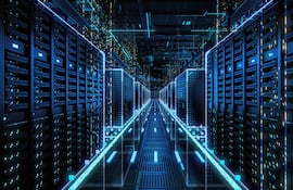 Concepto de centro de datos.