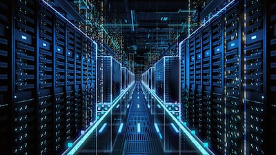 Concepto de centro de datos.