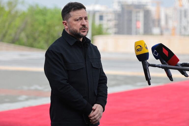 Volodímir Zelenski, presidente de Ucrania.