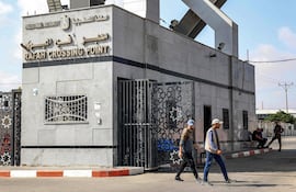 El paso de Rafah, en los límites entre Egipto y Gaza, territorios palestinos, controlado por Israel.