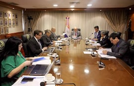 Ministros de la Corte Suprema de Justicia. Hubo sesión extraordinaria para tratar algunos puntos.