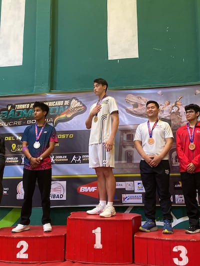 El paraguayo Leo Lee conquistó la medalla de oro en el V Campeonato Iberoamericano de Bádminton.