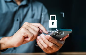 Concepto de ciberseguridad, cifrado, algoritmos, tecnología.