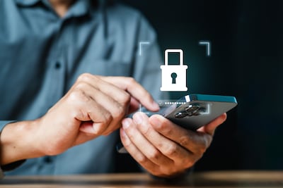 Concepto de ciberseguridad, cifrado, algoritmos, tecnología.