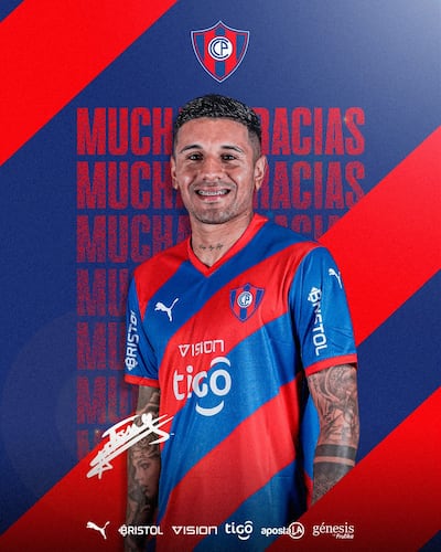 Antonio Galeano, ex jugador de Cerro Porteño.