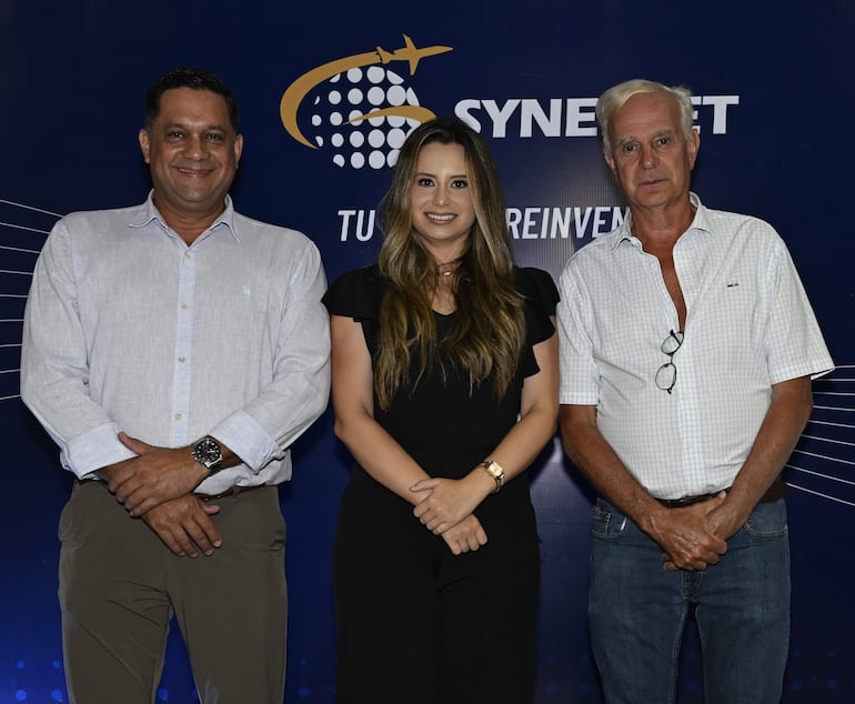 Gerardo Monzón, Sinai Ibarra y Norman Hellmers. 