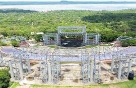 Anfiteatro José Asunción Flores, el complejo construido para espectáculos culturales y artísticos, ahora se encuentra en una zona llamada residencial.