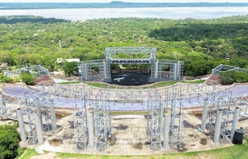 Anfiteatro José Asunción Flores, el complejo construido para espectáculos culturales y artísticos, ahora se encuentra en una zona llamada residencial.