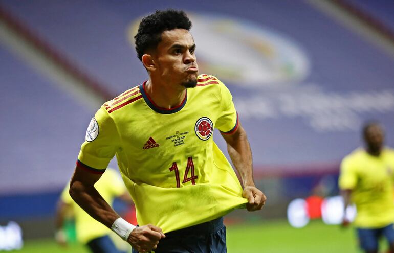 Luis Díaz, atacante del Liverpool y la selección Colombia