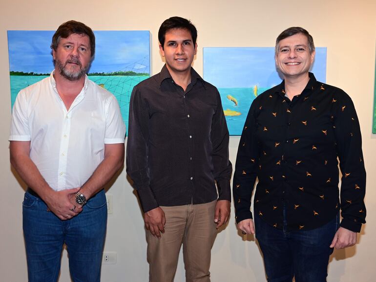 Horacio Bittar, Ronaldo Alarcón y Víctor Beckelman.