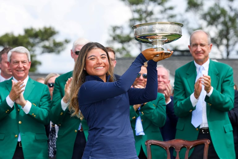 Golf: Colombiana Marín se consagra en Augusta