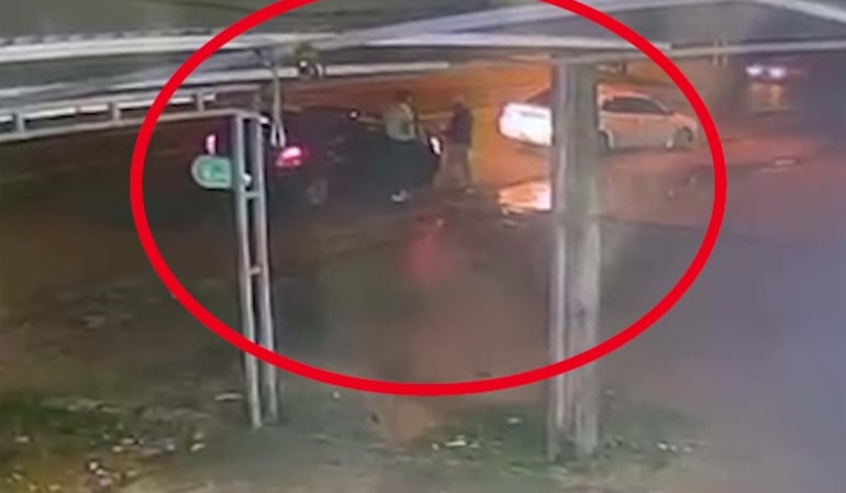 Video del asesinato de Hugo Javier Rodas Mieres en Capiatá.