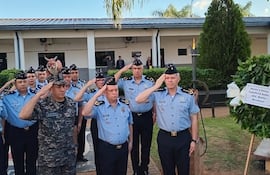 La Policía Nacional rinde homenaje al suboficial Martín Mendoza, del Grupo Lince, fallecido durante el Operativo Veneratio