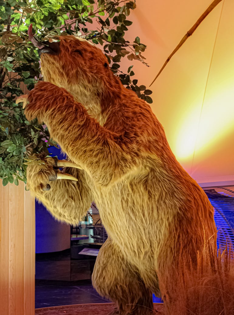 Representación de un Megatherium, México.