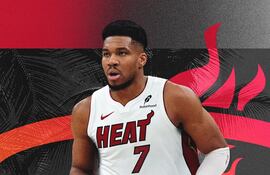 El griego Giannis Antetokounmpo (31 años) es nuevo jugador de los Miami Heat.