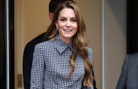 La princesa de Gales, Kate Middleton, visitó hoy el Centro Nacional Anna Freud para Niños y Familias en Londres, Gran Bretaña.