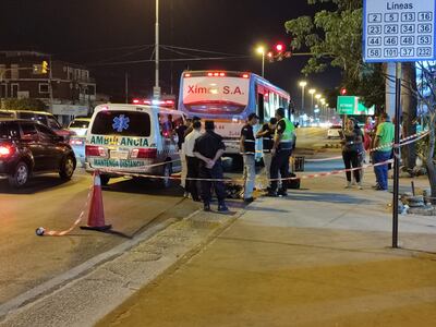 Un hombre falleció luego de ser arrollado por una unidad del trasporte público sobre la ruta Transchaco.