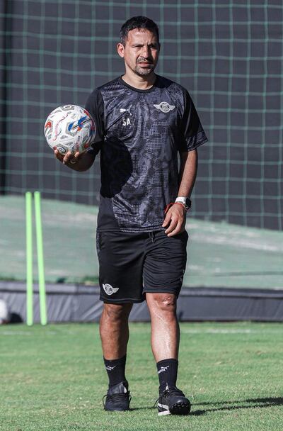 Sergio Daniel Aquino, director técnico de Libertad, nacido el 21 de setiembre de 1979.