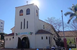 Templo de la Parroquia Perpetuo Socorro, de Pedro Juan Caballero.