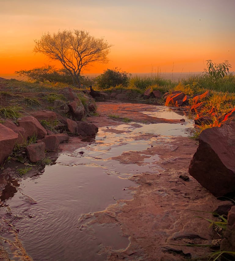 Fotografía tomada por Eric Delgado en el Cerro Yaguarón, con la que ganó el segundo puesto en la última edición realizada.