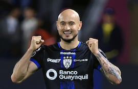 Carlos Gabriel "Cocoliso" González Espínola (33 años) registra 16 goles en 29 partidos con el Independiente del Valle.