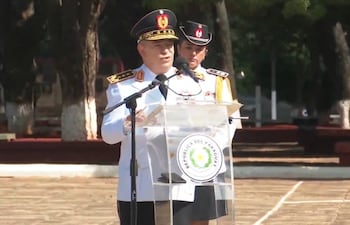 César Roberto Silguero Lobos fue presentado como comandante de la Policía Nacional