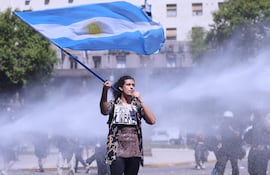 Manifestación contra la reforma laboral de Milei en Buenos Aires
