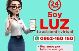 Soy Luz, la asistente virtual de la ANDE que atiende por Whatsapp.