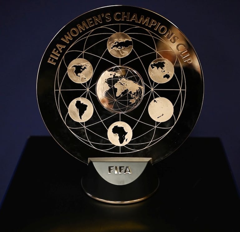 El trofeo del Mundial del Clubes Femenino