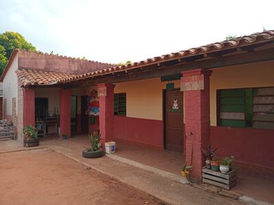 Escuela Óscar Aguilera, ubicada en el barrio Retiro de Capiatá.