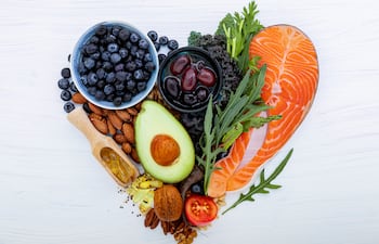 Concepto de alimentación saludable.