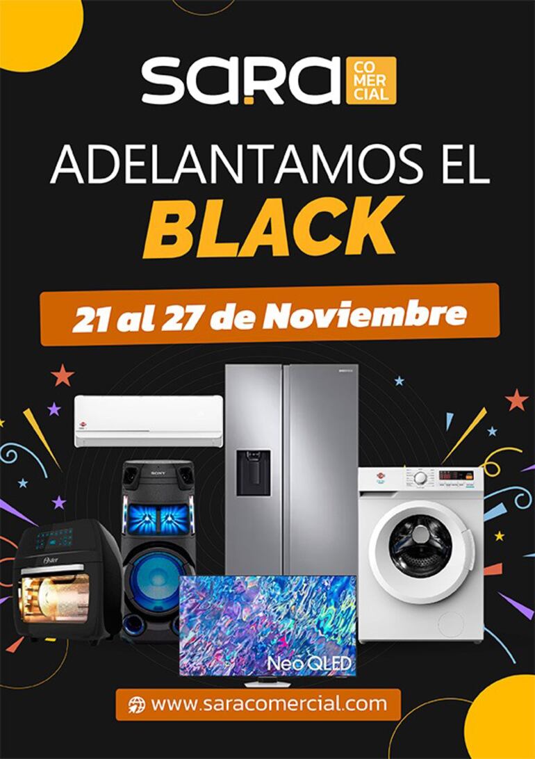 Descuentos increíbles del 21 al 27 de noviembre, en Sara Comercial.