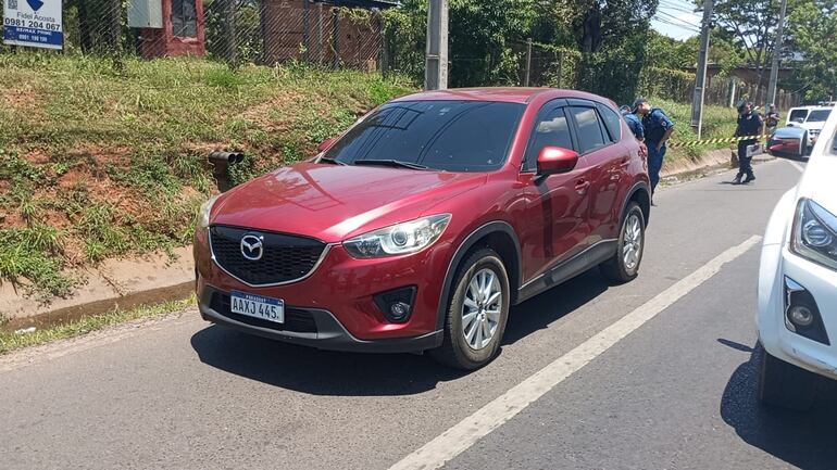 Hallan abandonada camioneta del ciudadano pakistaní que fue asesinado en Capiatá.