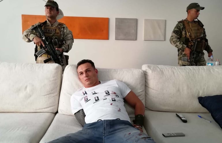 Eduardo “Piska” Aparecido de Almedia, considerado líder del PCC, que fue detenido en Asunción.