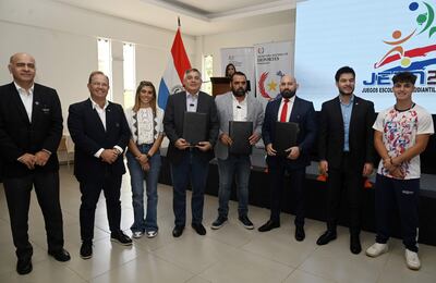 Se presentaron los Juegos Escolares en la SND.