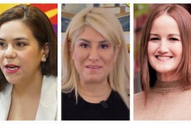 Johanna Ortega, Arlene Aquino y Soledad Núñez.