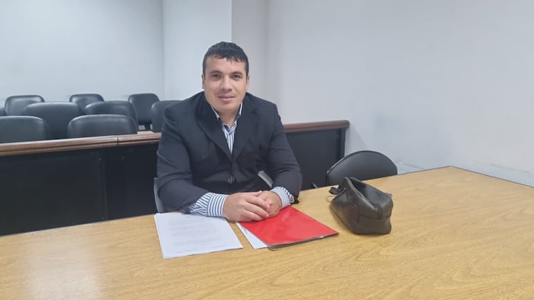 El abogado Osvaldo Arrúa, ejerce la defensa del joven Cristian Penayo.
