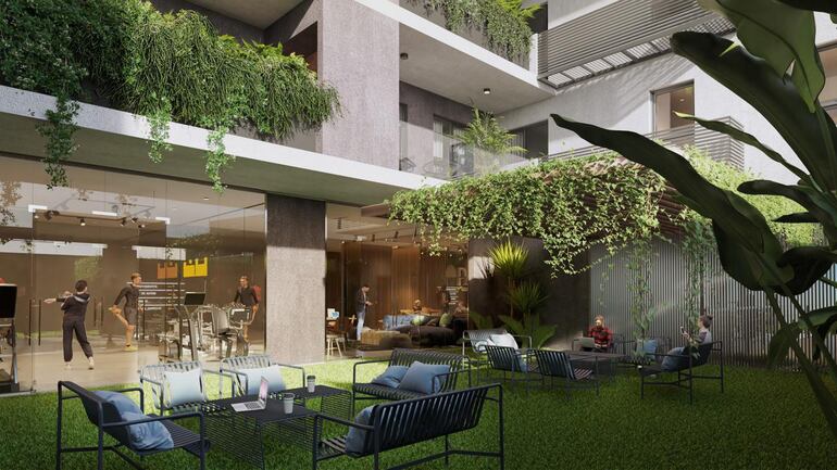 Los proyectos 01 buscan mantener un equilibrio con el medioambiente integrando jardines en diferentes formatos.