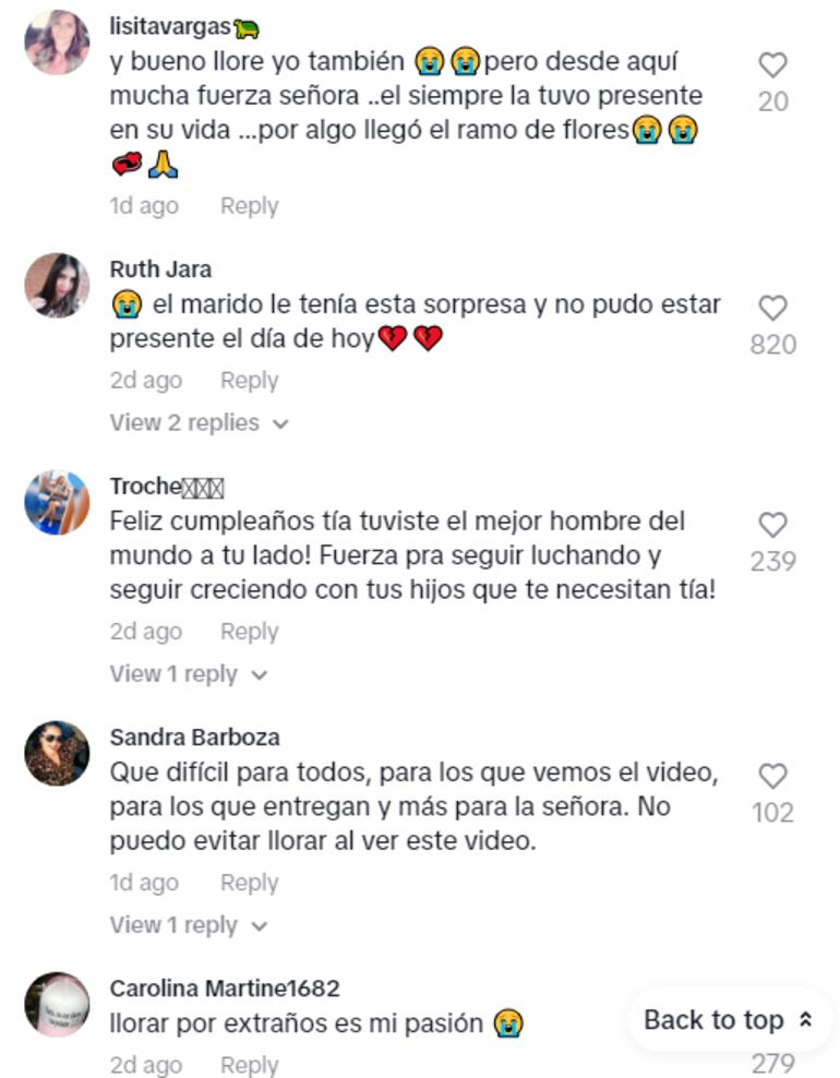 Tanto en TikTok como en Instagram la gente comentó que el video fue muy emocionante.
