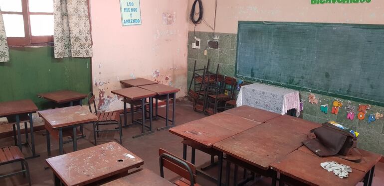 Necesitan la reparación de seis aulas en escuela villarriqueña.