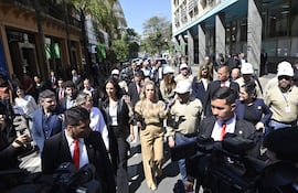 La primera dama, Leticia Ocampos, fue la encargada de coordinar con las instituciones, contaron.