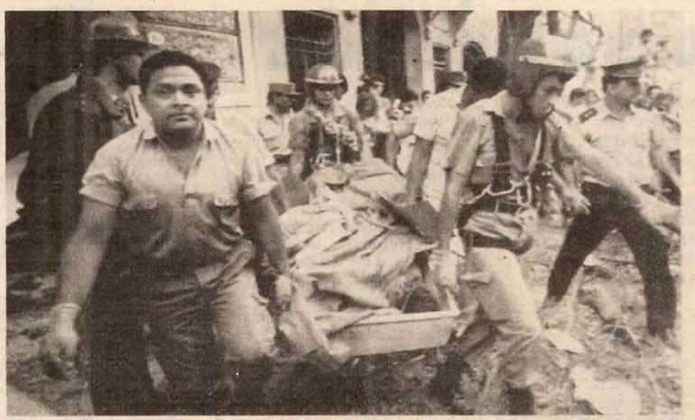 Atentado contra la Embajada de Israel en Buenos Aires Argentina el 17 de marzo de 1992. (archivo/ABC Color)