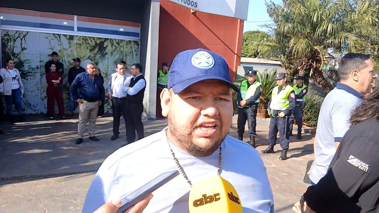 Antero Ruiz (PLRA), concejal designado por sus pares como intendente interino de Zanja Pytã.