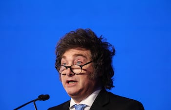 Javier Milei, presidente de Argentina. La morosidad marca récord en los hogares del país.