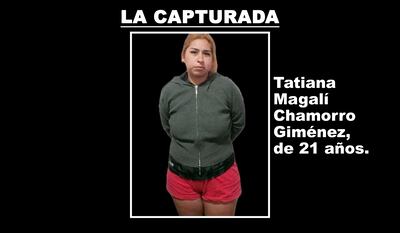 Tatiana Magalí Chamorro Giménez, imputada por la estafa al Club Nacional de Asunción.